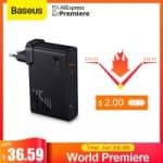 מטען קיר מהיר Baseus GaN 45W PD משולב סוללה 10000mAh! רק ב$32.59!